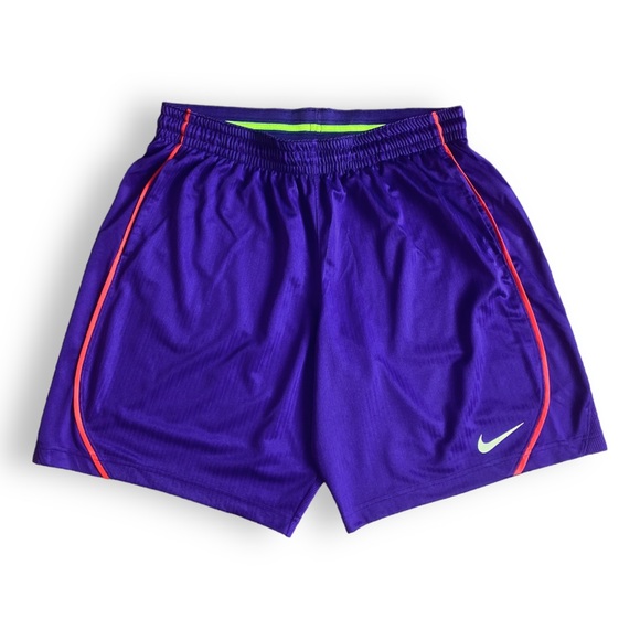 Nike Other - Nike Purple Swoosh Striped Athletic Workout Sports Shorts